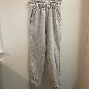 Abercrombie Heather Gray Joggers (XXS)